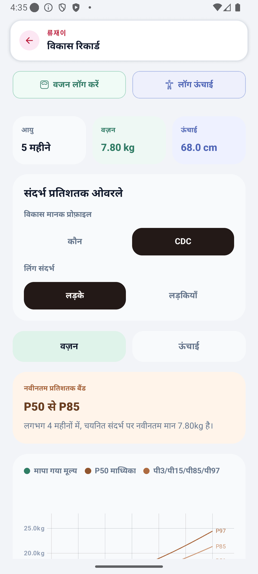 BabyDaily होम स्क्रीन विकास विवरण